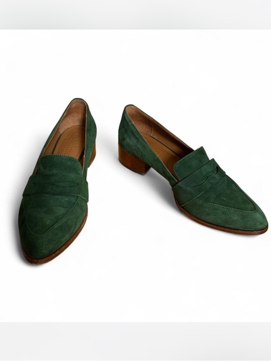 Thelma Shoes - 💜 Thelma Penny Loafers - Green (38)